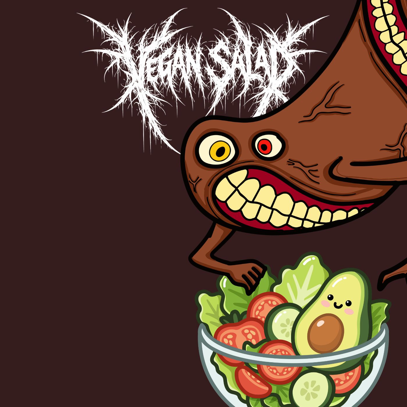 vegan salad album cover